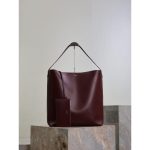 YSL refined open bucket hobo tote minimalist urban casual shoulder shopper tote with matched pouch