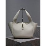 YSL Lee 5A7 bea shoulder shopping tote in pebbled calfskin - 图片 3