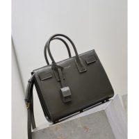 YSL medium Sac De Jour laptop document handbag with removeable pouch and protective feet - 图片 2