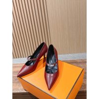 hermes pointed calfskin mary jane heel pump size35-40 boutqiue inclusion
