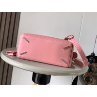dual size Loewe puzzle edge top-handle tote handbag in rich pink with protective bar - 图片 4