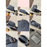 Loewe Mini double-zip Crossbody Camera smartphone Bag with jacquard wide strap - 图片 8