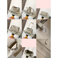 small Loewe Madrid convertible shopping handbag shoulder underarm tote in trapeze shape - 图片 9