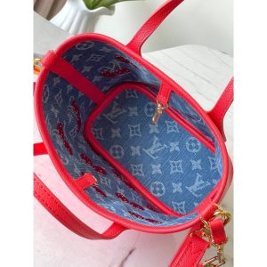 M14997 Neverfull women's medium shopper tote reversible summer beach tote with detachable coin pouch - 图片 6