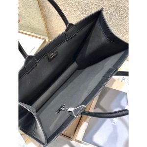 Dior large capacity leather booktote open shopper designer tote handbag resort beach bag - 图片 8