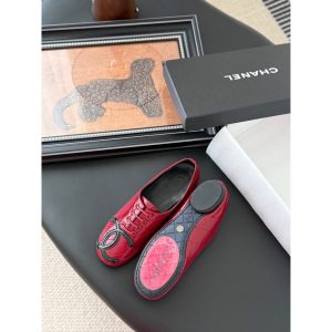 Chanel vintage quilted laceup flat sneaker loafer size35-40