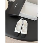 Chanel tow tone ankle strap flat ballet slingback size35-40 - 图片 3