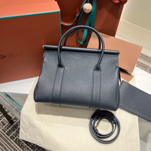 Loro Piana Sesia laptop document handbag worker commuter briefcase full boutique inclusion - 图片 6