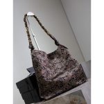 YSL Amalia large jacquard shoulder hobo tote related foldable storage handbag detatchable pouch - 图片 5