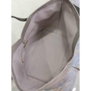 YSL Y minimalist shoulder storage tote summer resort beach tote with detachable clutch - 图片 6