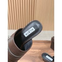 Alaia women's flat half drag mules square toe summer sandal full boutique inclusion size35-40 - 图片 9
