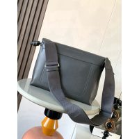Loewe flamenco military satchel shoulder crossbody flap messenger wit jacquard wide strap - 图片 5