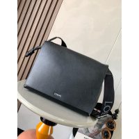 Loewe flamenco military satchel shoulder crossbody flap messenger wit jacquard wide strap - 图片 2