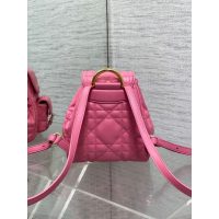 Dior caro series quiled mini drawstring flap backpack full inclusion - 图片 2