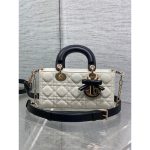 double size Myabcd Dior quiled eas-west shopper handbag with enamel-plated charm