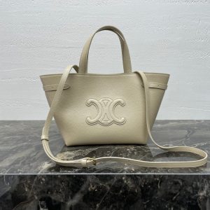 Celine small cabas open shopper handbag resort beach tote full inclusion - 图片 3