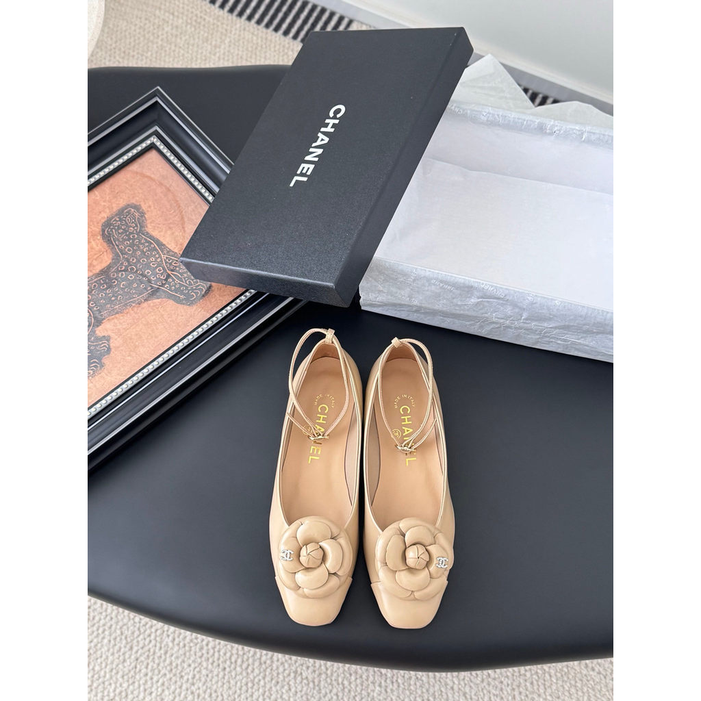 ph-11134201-820lh-mpa8jylylh5916.jpg Chanel round-toe Camille flat ballet boat shoes casual mary jane pump size35-40 - 图片 1