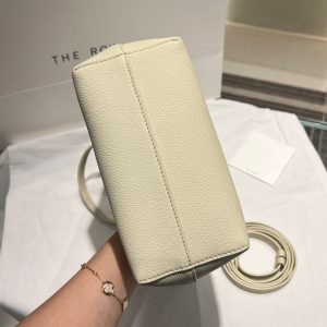 The Row Park Small Leather Tote minimalist bucket shopper handbag in pebbled calfskin - 图片 4