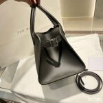 The Row Margaux 10 slouchy soft shopper handbag in box leather with protective feet - 图片 7