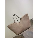 YSL Y minimalist shoulder storage tote summer resort beach tote with detachable clutch - 图片 3