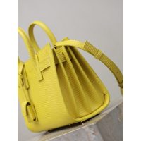 YSL small Sac De Jour structured shopper handbag in Python effect calfskin - 图片 3