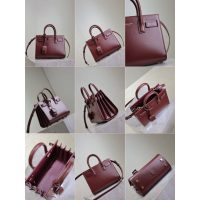 YSL small Sac De Jour structured shopper handbag with protective feet and removeable clutch - 图片 5