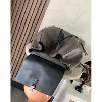 multifunction Loewe puzzle drawstring backpack color-contrast rugged hiking rucksack - 图片 8