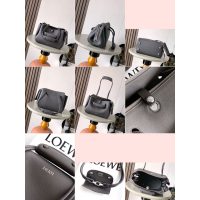 small Loewe Madrid convertible shopper handbag shoulder underarm tote with magnet closure - 图片 6