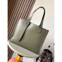Loewe horizontal buckle tote minimalist document laptop handbag holiday travel keepall luggage - 图片 3