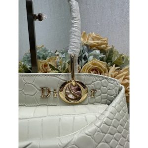 Dior cigale medium structured tote shopper designer shopper handbag with envelope silhouette - 图片 8
