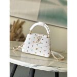 Louis Vuitton capucine mini top handle bag miniature structured shopper tote - 图片 4