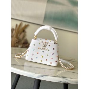 Louis Vuitton capucine mini top handle bag miniature structured shopper tote - 图片 4