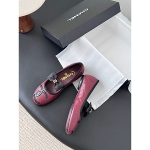 Chanel lambskin Mary Jane ballet Flats pump size35-40