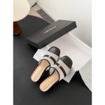 Chanel women's half drag mules casual flat summer sandal indoor anti bacteria slipper size35-40 - 图片 6