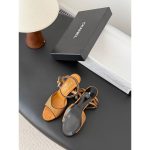 Chanel cystal-detailed strapped heel sandal nightclub dancing footwear size35-40 - 图片 4