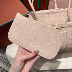 Loro Piana small Bale handbag convertible travel shopper tote full set package - 图片 5