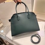 The Row Margaux 12 women's shopper handbag in box leather full boutique package - 图片 2