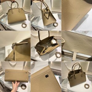 THE ROW margaux 12 slouchy shopper handbag large travel carryall tote full set inclusion - 图片 4