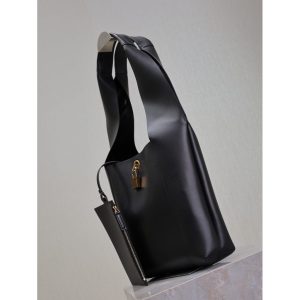 YSL soft shoulder hobo tote with detatched card pouch - 图片 4