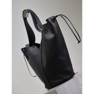 YSL Y-shape drawstring shoulder shopping tote slouchy vintage underarm hobo tote full package - 图片 9