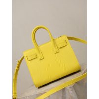 YSL small Sac De Jour structured shopper handbag in Python effect calfskin - 图片 5