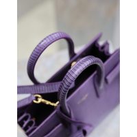 YSL small Sac De Jour structured shopper handbag in Python effect calfskin - 图片 9