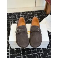 The row suede flat slipon Monk-Strap loafer boat shoes size35-40