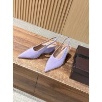 Alaia satin cube wedged slingback pump full boutique inclusion size35-40 - 图片 4