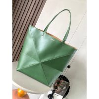 large Loewe minimalist puzzle tote spacious bucket handbag summer resort beach tote - 图片 5