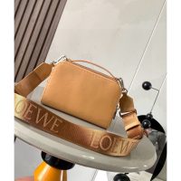 Mini Loewe double-zip Crossbody Camera smartphone Bag with jacquard wide strap - 图片 5