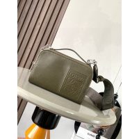 Loewe Mini double-zip Crossbody Camera smartphone Bag with jacquard wide strap - 图片 2