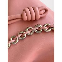 Loewe flamenco cloudy drawstring cosmetic pouch upscale cocktail party clutch with donut chain - 图片 7