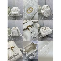 Dior caro quiled small drawstring flap backpack boutique package - 图片 5