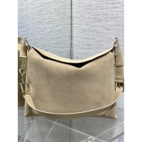 three size Dior suede Diorly commuter tote Bag shoulder flap messenger - 图片 3